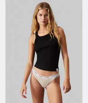 Стринги Calvin Klein Underwear, бежевый