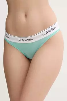 Стринги Calvin Klein Underwear, бирюзовый