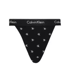 Стринги Calvin Klein Underwear, черный / белый