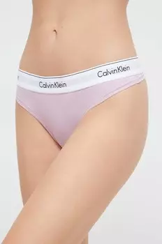 Стринги Calvin Klein Underwear, фиолетовый