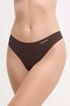 Стринги Calvin Klein Underwear, коричневый