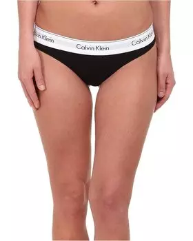 Стринги Calvin Klein Underwear Modern Cotton Thong, черный