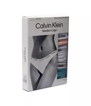 Стринги Calvin Klein Underwear с логотипом 3 шт, белый