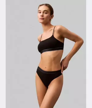 Стринги Calvin Klein Underwear с поясом, черный