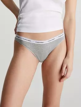 Стринги CALVIN KLEIN UNDERWEAR, серый