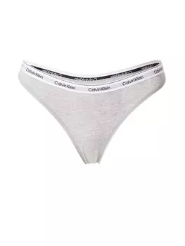 Стринги Calvin Klein Underwear Thong, пятнистый серый