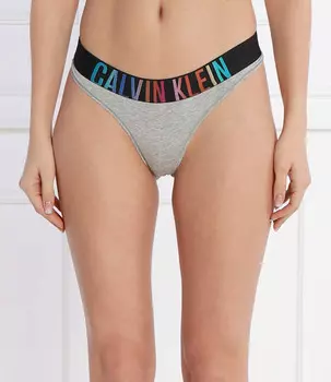 Стринги Calvin Klein Underwear THONG, серый