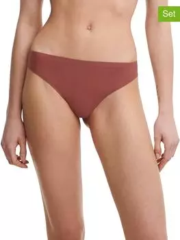 Стринги Chantelle, коричневый