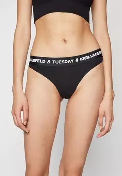 Стринги DAY OF THE WEEK 7 PACK KARL LAGERFELD, черный