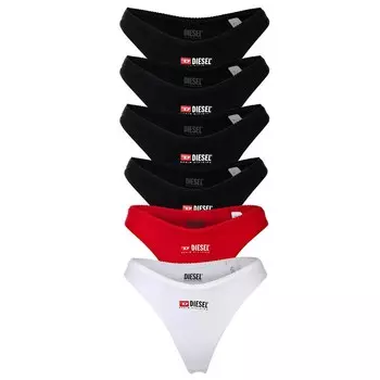 Стринги DIESEL, цвет Red/Black/White
