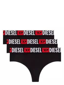 Стринги Diesel Ufst-Stars (упаковка из трех шт.), черный