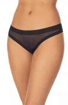 Стринги DKNY Tanga Table Tops Sheer, черный