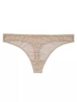 Стринги DKNY Thong Modern Lace, песочный