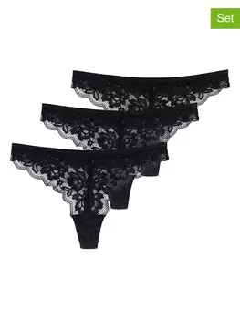 Стринги Dorina 3er-Set: Strings Myla, черный