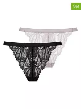 Стринги Dorina, цвет schwarz/flieder