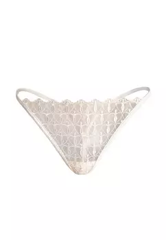 Стринги EMBROIDERED Elena Di Cuori, молочный