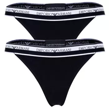 Стринги Emporio Armani 2 шт, черный