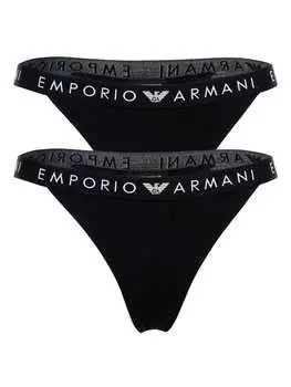 Стринги Emporio Armani, черный