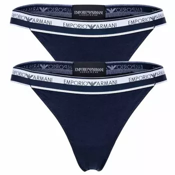 Стринги Emporio Armani Thong, морской синий
