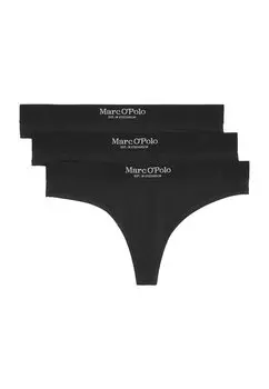 Стринги ESSENTIALS 3PACK Marc O'Polo, черный