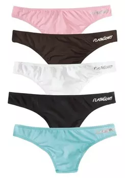 Стринги FLASHLIGHTS, цвет Aqua/Dark brown/Rose/Black/White