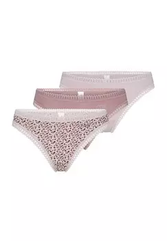 Стринги GO CRUSH 3 PACK Sloggi, розовый