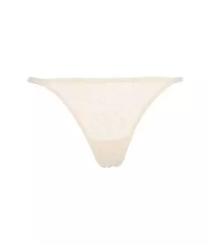 Стринги Guess Underwear кружевные, бежевый