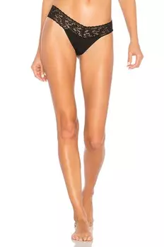 Стринги Hanky Panky Organic Cotton Low Rise, черный