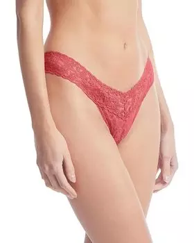 Стринги Hanky Panky Signature Lace Low Rise Thong, цвет Burnt Sienna (Red)