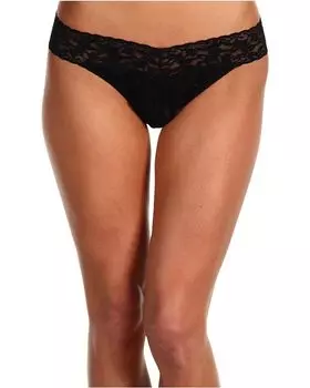 Стринги Hanky Panky Signature Lace Original Rise Thong, черный