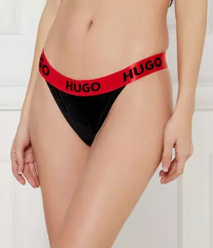 Стринги Hugo Bodywear, черный / красный