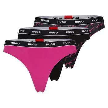Стринги HUGO Design 10240727 3 шт, розовый