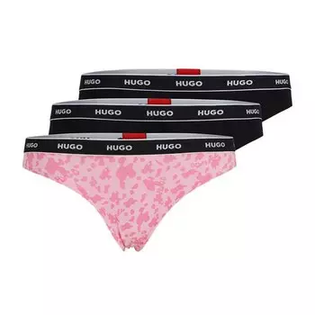 Стринги HUGO Design 10240727 3 шт, розовый