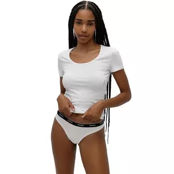 Стринги HUGO Stripe 3 шт, белый