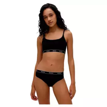 Стринги HUGO Stripe 3 units, черный