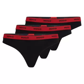 Стринги HUGO Stripe 50480150 3 шт, разноцветный
