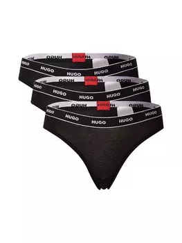 Стринги HUGO Thong, черный
