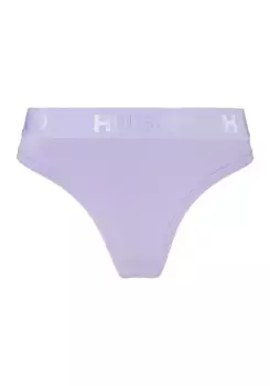 Стринги HUGO Underwear "THONG SPORTY LOGO", с логотипом HUGO на эластичном поясе, фиолетовый