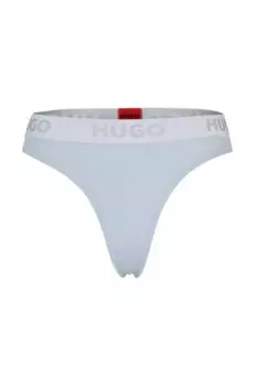 Стринги HUGO Underwear "THONG SPORTY LOGO", с логотипом HUGO на эластичном поясе, фиолетовый