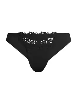 Стринги из кружева макраме La Perla, черный