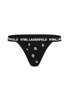 Стринги KARL LAGERFELD, черный