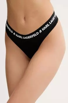 Стринги Karl Lagerfeld, черный