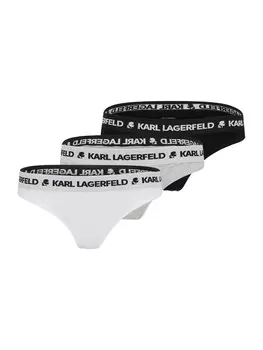 Стринги Karl Lagerfeld, цвет Grey/Black/White