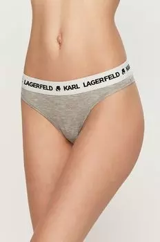 Стринги Karl Lagerfeld, серый