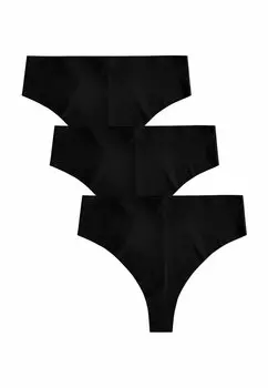 Стринги KNICKERS 3 PACK Next, черный