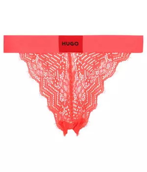 Стринги кружевные Hugo Bodywear, розовый