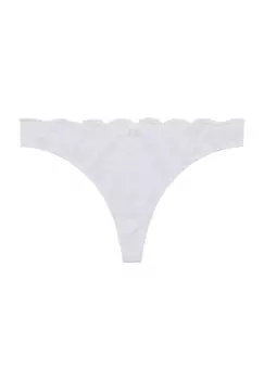 Стринги кружевные женские Manguun, белый