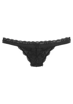 Стринги LASCANA, черный