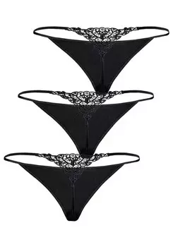 Стринги Lascana, черный