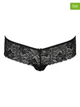 Стринги LASCANA, черный